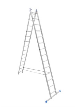 Лестница ал. 2- секционная 14 ступеней 11087