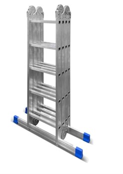 Алюминиевая лестница-трансформер LadderBel 4 секции по 5 ступеней LT455PROF 11097