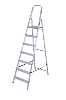 СТРЕМЯНКА АЛЮМИНИЙ 7 СТУПЕНЕЙ 11114