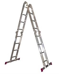 Шарнирная универсальная стремянка-трансформер 4 х 4 Corda Krause 085047 11120