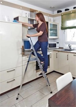 Свободностоящая стремянка с семью ступеньками Krause MONTO SOLIDY 126252 11127
