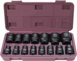 Набор головок торцевых ударных 1/2"DR, 10-32 мм, 15 предметов Thorvik S23S1115S 12360