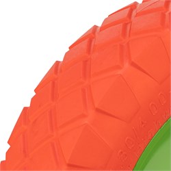 Колесо полиуретановое 4.80/4-8, длина оси 90 мм, подшипник 20 мм Сибртех 12743