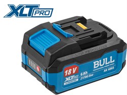 Аккумулятор BULL AK 6003 18.0 В, 21700 TAB, 6.0 А/ч, Li-Ion XLTpro (18 В, 6 А*ч, Li-ion) 13553