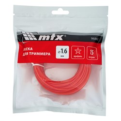 Леска для триммера звезда 1,6 мм х 15 м MTX 9120 - фото 91424