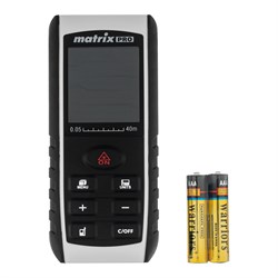Лазерный дальномер LD-40,40 м,с электронным угломером Matrix 9505 - фото 95614