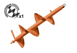 Шнек для бурения грунта однозаходный Carver GDB-250 9695 - фото 97884