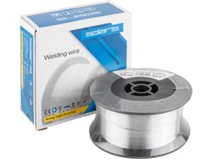 Проволока сварочная для алюминия ER4043 ф0,8мм (катушка 350 г) SOLARIS 9998