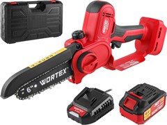 Аккум. мини-пила WORTEX CEC 2518-2 в чем. ALL1 XLT SET БЕСЩЕТ., 18 В, 6'' (шина 15 см, 1/4