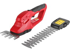 Аккум. ножницы садовые WORTEX SG 7215-1 в кор. + насадка-кусторез (7.2 В, 1 акк., 2.0 А/ч, Li-Ion, шир. 100 мм 10033