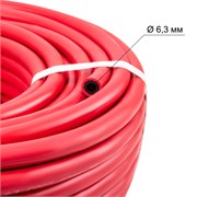 Рукав д.6.3мм красный (бухта 40 метров, пр-во FoxWeld/КНР) 10774