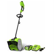 Аккумуляторный снегоуборщик GreenWorks 40 В, 2 А*ч 2600807UA 10892