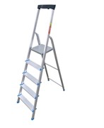 Стремянка алюминиевая LadderBel 5 ступеней с органайзером STR-AL-5T 11110
