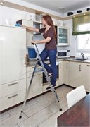 Свободностоящая стремянка с семью ступеньками Krause MONTO SOLIDY 126252 11127