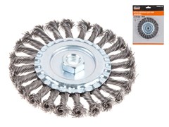 Щетка дисковая косич.125мм/M14 GEPARD (GP0890-125) (плоская, для УШМ, в блистере) 11212