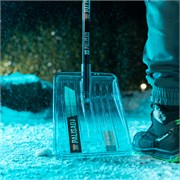 Лопата для уборки снега, поликарбонат, 260х310х870 мм, стальной черенок, LUXE Palisad 11310