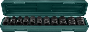 Набор головок ударных 1/2"DR, 10-24 мм, 11 предметов Jonnesway S03A4111S 12364