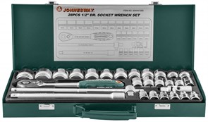 Набор головок торцевых 1/2"DR, 8-34 мм, 28 предметов Jonnesway S04H4728S 12366
