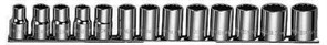 Набор головок торцевых 12-гранных MAXI-DRIVE 1/2"DR на держателе, 10-24 мм, 13 предметов Jonnesway S05H4113S 12381