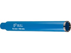 Коронка алмазная d 63мм железобетон BULL, L450мм, мокрое сверление 13379
