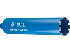 Коронка алмазная d 83мм железобетон BULL, L450мм, мокрое сверление - копия 13384
