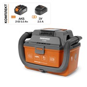 Пылесос аккумуляторный DAEWOO DAVC 1621Li SET 13432