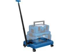 Платформа для ящиков BULL Xcase X004 R + телескоп. рукоять (565х354х151 мм, PP пластик) 13655