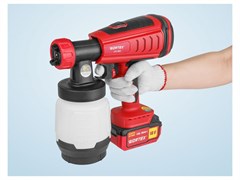 Аккум. краскораспылитель WORTEX CPS 1808 в кор. ALL1 SOLO БЕСЩЁТ.ДВИГ., 8642