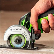 Субкомпактная многофункциональная отрезная машина Greenworks GD24UCS, 24V, 76 мм 8872