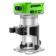 Фрезер аккумуляторный Greenworks G24RO 3502507, 24V, бесщеточный, без АКБ и ЗУ 8888