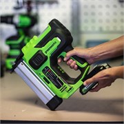 Нейлер аккумуляторный Greenworks GD24BN, 24V, без АКБ и ЗУ 8895
