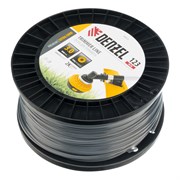 Леска для триммера двухкомпонентная круглая, 3,0мм х 123м, на DIN катушке EXTRA CORD Denzel 9011