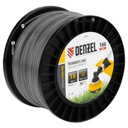 Леска для триммера двухкомпонентная звезда, 3,0мм х 166м, на DIN катушке EXTRA CORD Denzel 9012