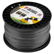 Леска для триммера двухкомпонентная звезда, 2,7мм х 202м, на DIN катушке EXTRA CORD Denzel 9016