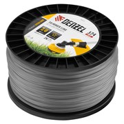 Леска для триммера двухкомпонентная звезда, 2,0мм х 374м, на DIN катушке EXTRA CORD Denzel 9018
