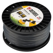 Леска для триммера двухкомпонентная круглая, 2,4мм х 192м, на DIN катушке EXTRA CORD Denzel 9021