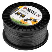 Леска для триммера двухкомпонентная круглая, 2,0мм х 276м, на DIN катушке EXTRA CORD Denzel 9022