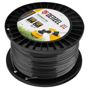 Леска для триммера двухкомпонентная квадрат, 2,0мм х 251м, на DIN катушке EXTRA CORD Denzel 9023