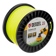 Леска для триммера квадрат, 3,0мм х 111м, на DIN катушке FLEX CORD Denzel 9030