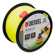 Леска для триммера звезда, 4,0мм х 93м, на DIN катушке FLEX CORD Denzel 9035