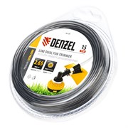 Леска для триммера, двухкомпонентная круглая 2.65 мм, 15 м Extra cord Denzel 9068