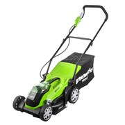 Газонокосилка аккумуляторная Greenworks, 40V, G40LM35K4, 35 см, c 1хАКБ 4 А.ч и ЗУ 9387