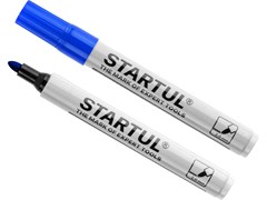 Маркер промышл. перманентный фетровый синий STARTUL PROFI (ST4340-02) (толщ. линии 2,0 мм) 9435