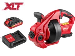 Аккум. прочистная машина WORTEX CDC 1855 в кор. ALL1 XLT SET 0-550 об/мин, трос 7,6 м. (С АКБ (2 Ач) и З/У в комплекте) 9500