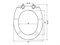 Сиденье для унитаза Standart Plus, AV Engineering 10408