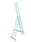 Алюминиевая трехсекционная лестница 3х9 Krause Corda 013392 11116