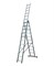 Алюминиевая трехсекционная лестница 3х11 Krause Corda 013422 11118