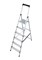 Свободностоящая стремянка с шестью ступенями Krause MONTO SOLIDY 126245 11126