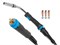 Горелка сварочная MIG MAG WG-36 PRO (3м, 340А) SOLARIS (CO2 - 340A; Ar(Ar+CO2) - 320A; 0.8-1.2мм; ПВ - 60%; 3 метра; М8) 12758