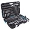 Набор инструментов, 1/2", 3/8", 1/4", CrV, 120 зубьев, 216 предметов Gross 4930